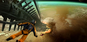 Набросок к фильму «Звёздный путь», художник Джеймс Клайн — атака на буровую платформу