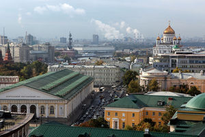 Вид на Москву с крыши Ритц-Карлтона